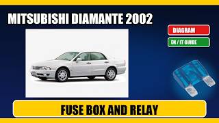 mitsubishi diamante (2002) Fuse Box Location, Diagram and Relays