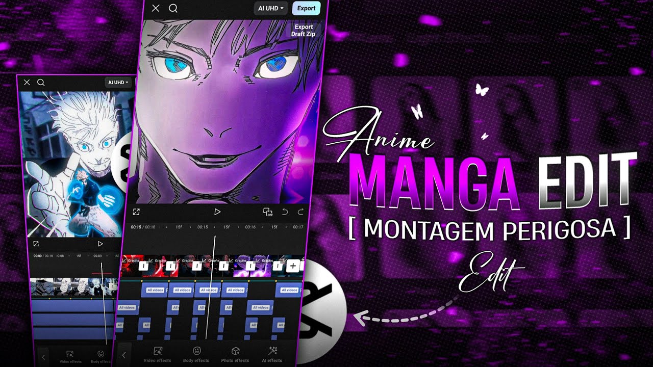 Anime Manga Edit Tutorial in Capcut | Edit with GK - YouTube