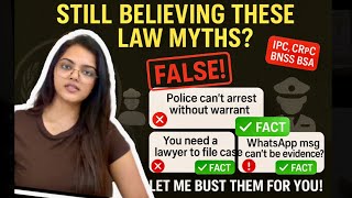 Can Police Arrest Without Warrant? Law Myths vs Facts!” Top 5 legal Myths vs Facts ✨ Wealth