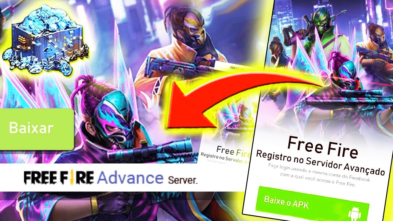 URGENTE!! GANHE DIAMANTES COM O DOWNLOAD APK SERVIDOR AVANÇADO