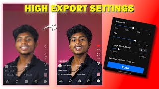 Edit High Export Settings | Short form video