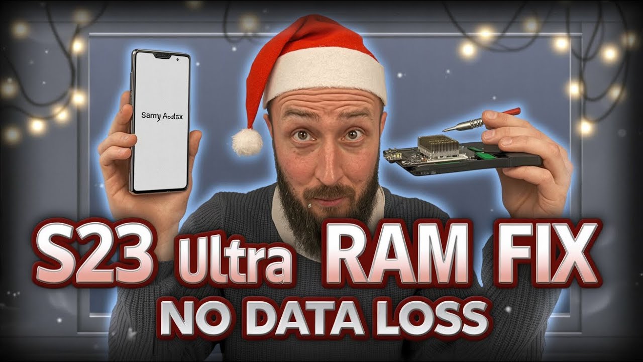 Проблема с оперативной памятью на Samsung S23 Ultra решена 🔥 Перепайка + перепайка = Восстановлен...