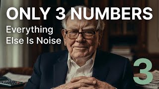Famous Warren Buffett: The Only 3 Numbers I Check Before Buying Any Stock (Everything Else Is Noise) Wealth