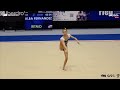 Alba Fernández Mazas Club Ritmo - Nacional Zaragoza 2024