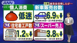 日銀、次の一手は？　お金増やすも個人消費は低迷(15/04/08)
