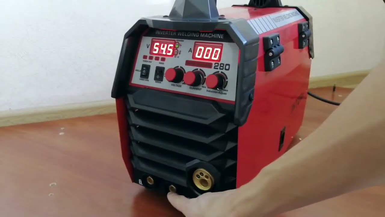 Полуавтомат Shyuan MIG/MMA 280: краткий видео-обзор - YouTube