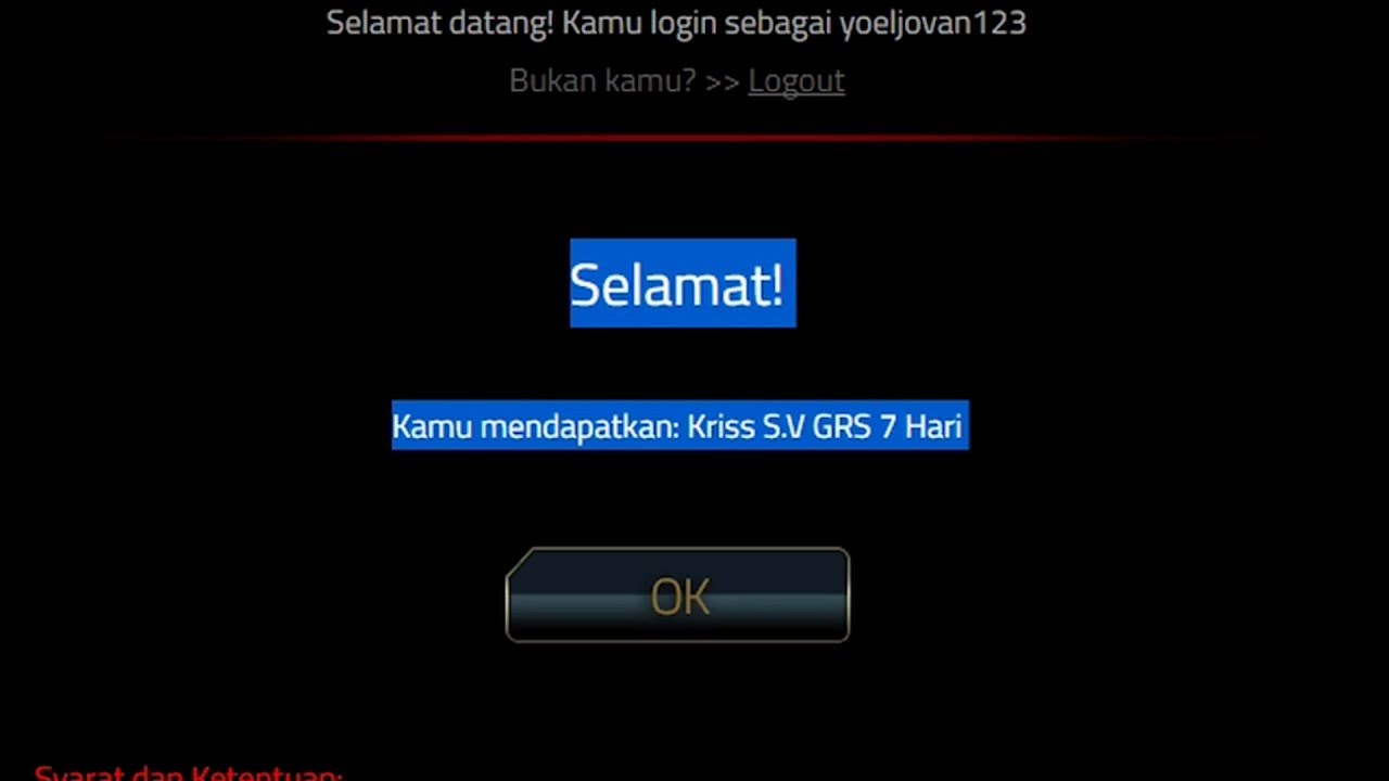Cara Dapet Criss Gratis 7 Hri PB Garena