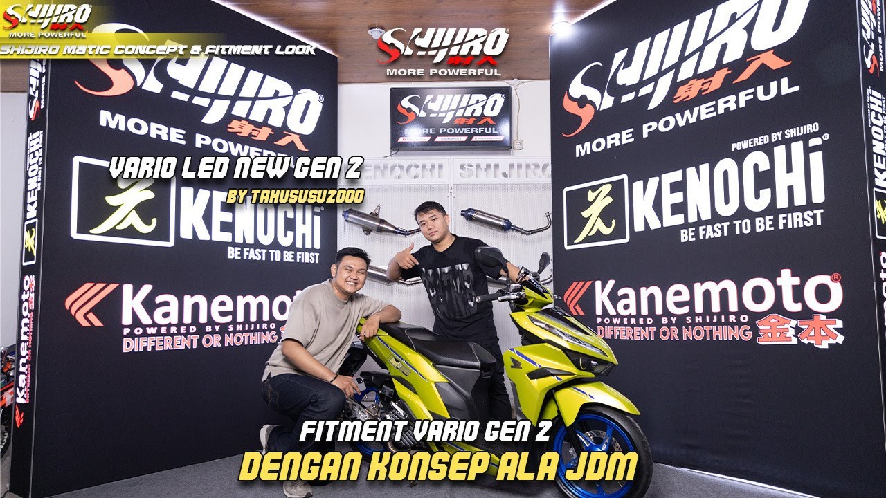 VARIO LED NEW GEN 2 ALA JDM | MODIF VARIO LED NEW - YouTube