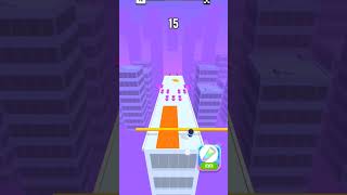Roof Rails Mobile Gameplay #mobilegame #roofrails #android_ios_gameplay #shorts screenshot 3