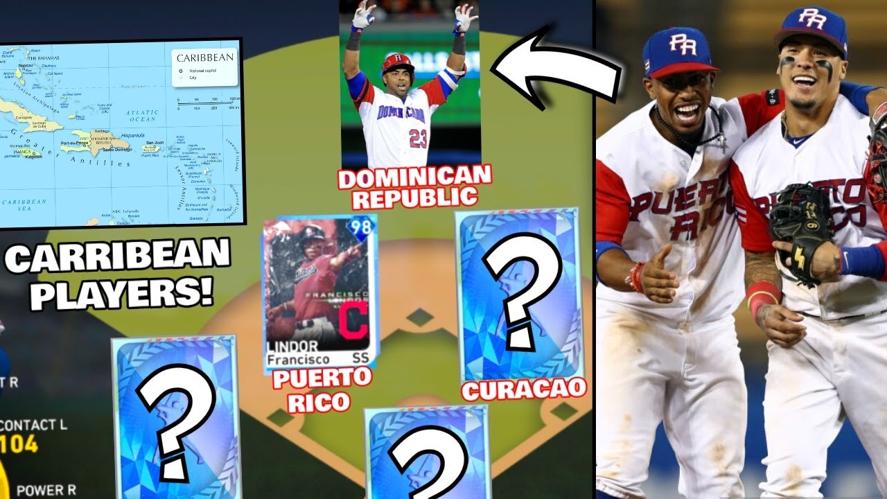 PLAYERS BORN IN THE CARRIBEANS TEAM BUILD... MLB THE SHOW 19 DIAMOND DYNASTY