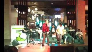 A Little Boy Shuffling on Stage at Living World Mall, Alam Sutera