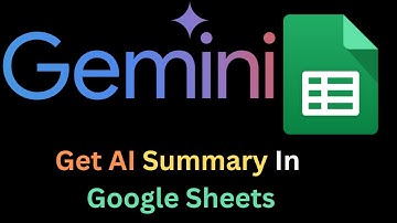 Get AI Summary in Google Sheets using Gemini #appsscript