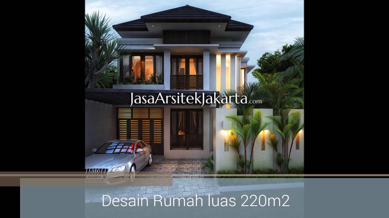 Desain Rumah Luas 200 300m2 Gaya Bali Modern Youtube