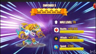 DRAGON CITY/ SỨC MẠNH CỦA HIGH WHITETIP BERSERKER KHI NÂNG MAX LEVEL 70