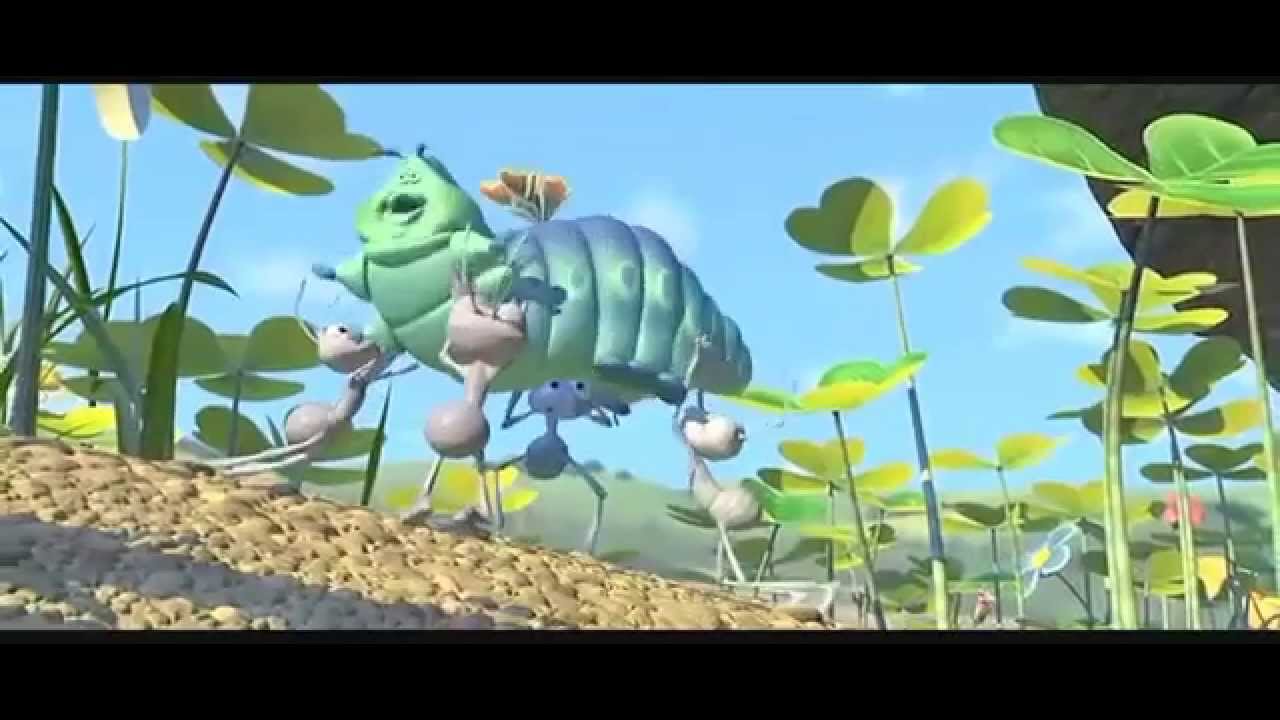 蟲蟲危機片段 哈其林變成美麗的花蝴蝶 Youtube