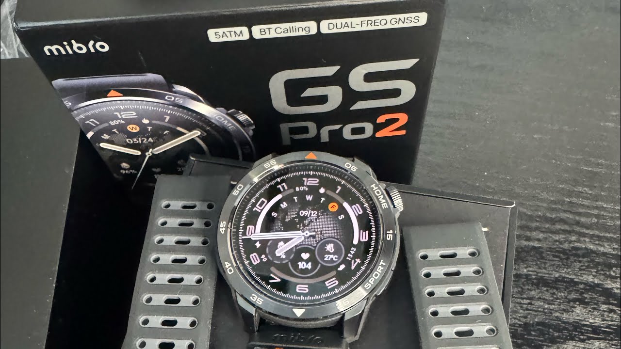 ‼️Smartwatch Mibro GS Pro 2 - GPS, Altimetru, Compass, Barometru, Sănătate, Sport‼️Unboxing‼️