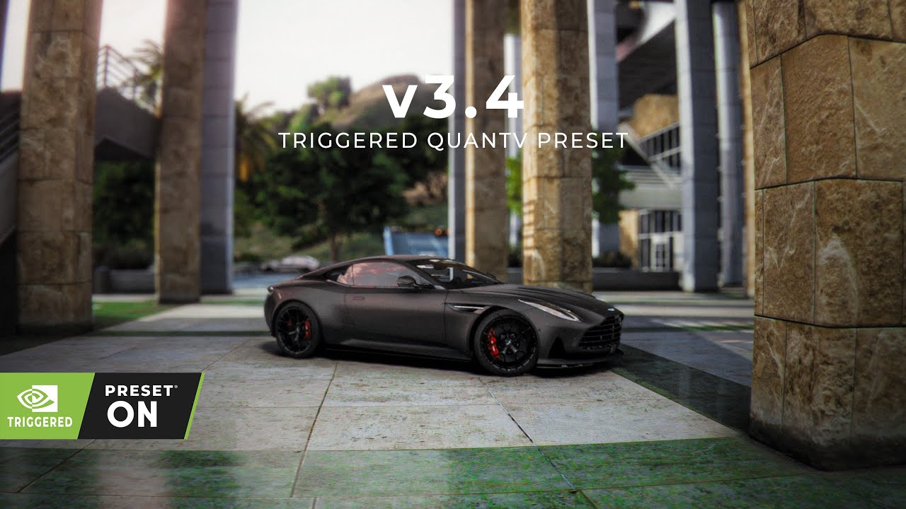 GTA V : TRIGGERED QUANTV PRESET V3.4 (BETA) GAMEPLAY TEST RAW