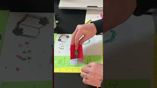Shaker Bookmark Glitter Pocket
