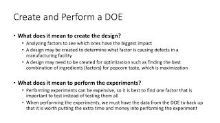 Design of Experiments and Response Surface Method