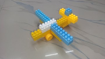 Satisfying Diy Airplane / ASMR Building Blocks / building blocks Video / block game #asmr#build#lego