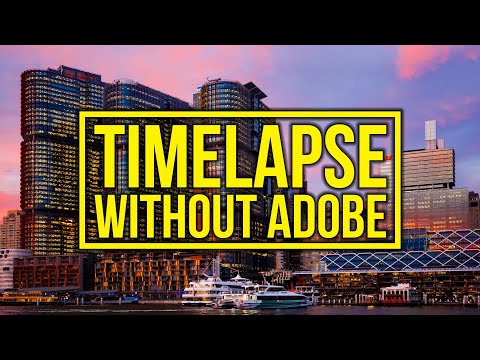 Making timelapses WITHOUT Adobe software