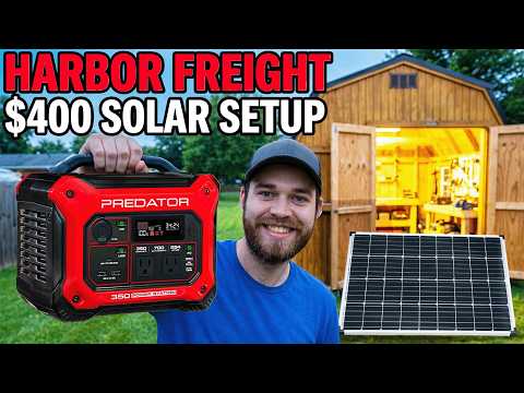 Harbor Freight 200 Watt Solar Panel Kit