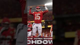 Patrick Mahomes Flexing after a rushing TD in Madden 25 #chiefskingdom #patrickmahomes #madden25