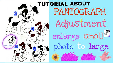 HOW TO DRAW AND ADJUST THE PANTOGRAPH?DRAWING NO.8