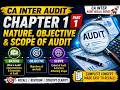 CA Inter Audit Chapter 1 Part 1 🚀 | Nature, Objective &amp; Scope of Audit