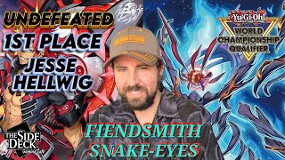 Yu-Gi-Oh UNDEFEATED 1ST PLACE INFO REGIONALS PROFILE - FIENDSMITH SNAKE-EYES! (Ft. JESSE HELLWIG)