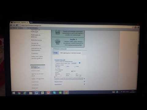 Vídeo acesso ao site da Imprensa Nacional
