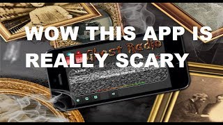 GHOST RADIO APP DOES IT WORK NIGHT CEMETERY TEST STRANGE GIRL APPEARS IN THE DEAD OF NIGHT screenshot 3