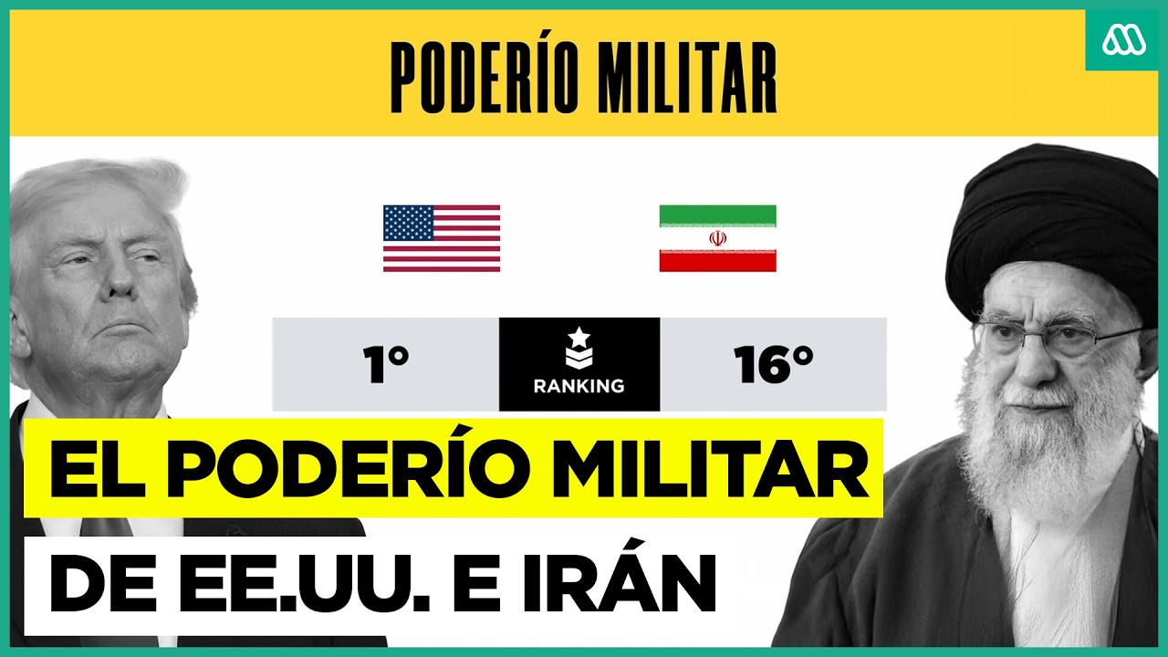 Misiles, aviones y drones letales: El poder militar de Estados Unidos contra el de Irán
