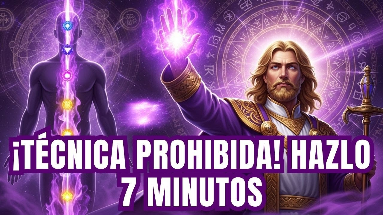SAINT GERMAIN REVELA: LA TÉCNICA PROHIBIDA PARA ACTIVAR TUS 7 CHAKRAS CON LLAMA VIOLETA HOY MISMO