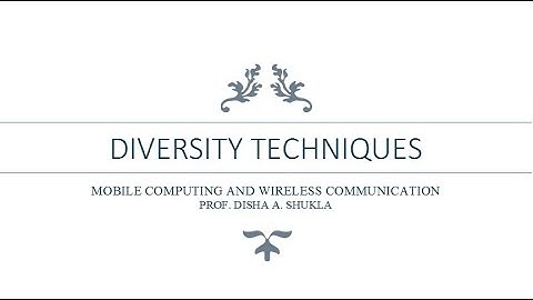 Unit2 Chapter3 Topic7 Diversity Techniques