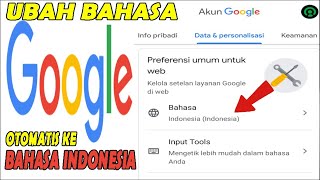 CARA MENGGANTI BAHASA PADA GOOGEL MELALUI HP ANDROID