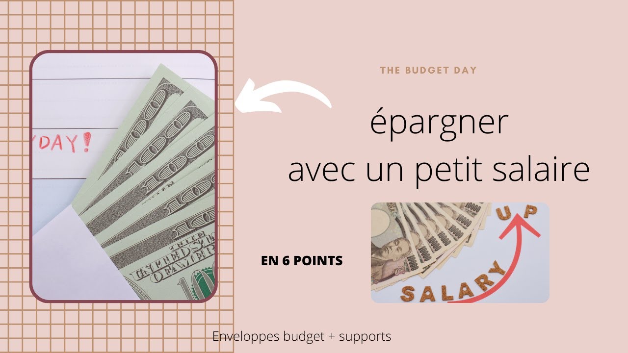 EPARGNER AVEC UN PETIT SALAIRE -  ENVELOPPE BUDGET