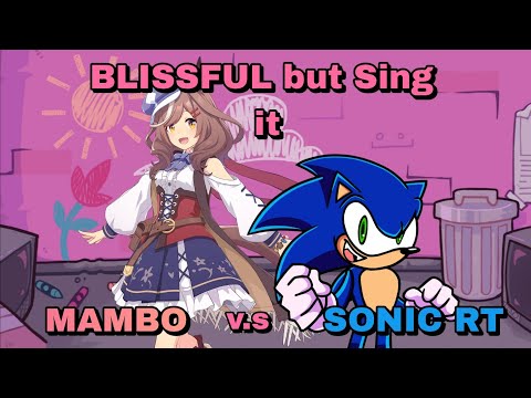 🎵Blissful🩷||but sing it 🌀Sonic RT💙 and 🐴Matikanetanhauser💜 (MAMBO)||🎤FNF cover x UmaMusume🐎🎵 #apoyo