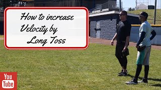 How to increase Velocity by Long Toss With Pro Baseball player Justin Jackson