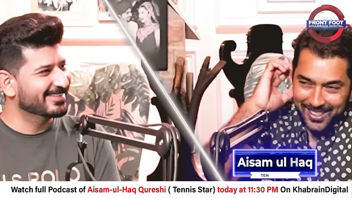 Watch full Podcast of Aisam-ul-Haq Qureshi ( Tennis Star) today at 11:30 PM On KhabrainDigital