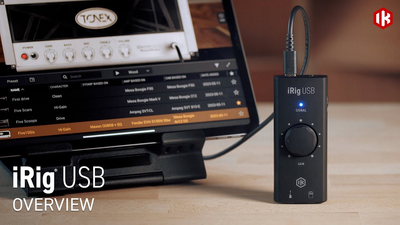 iRig USB compact guitar audio interface - Overview - Your guitar