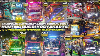 HEBOH‼️ KUMPULAN BUS TELOLET TERBARU DI JOGJA BANYAK ARTIS BUS!! FULL BASURI CORONG ATAS 🥳🤯