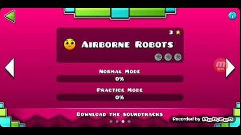Geometry Dash Meltdown - Airborne Robots ( No Coins )
