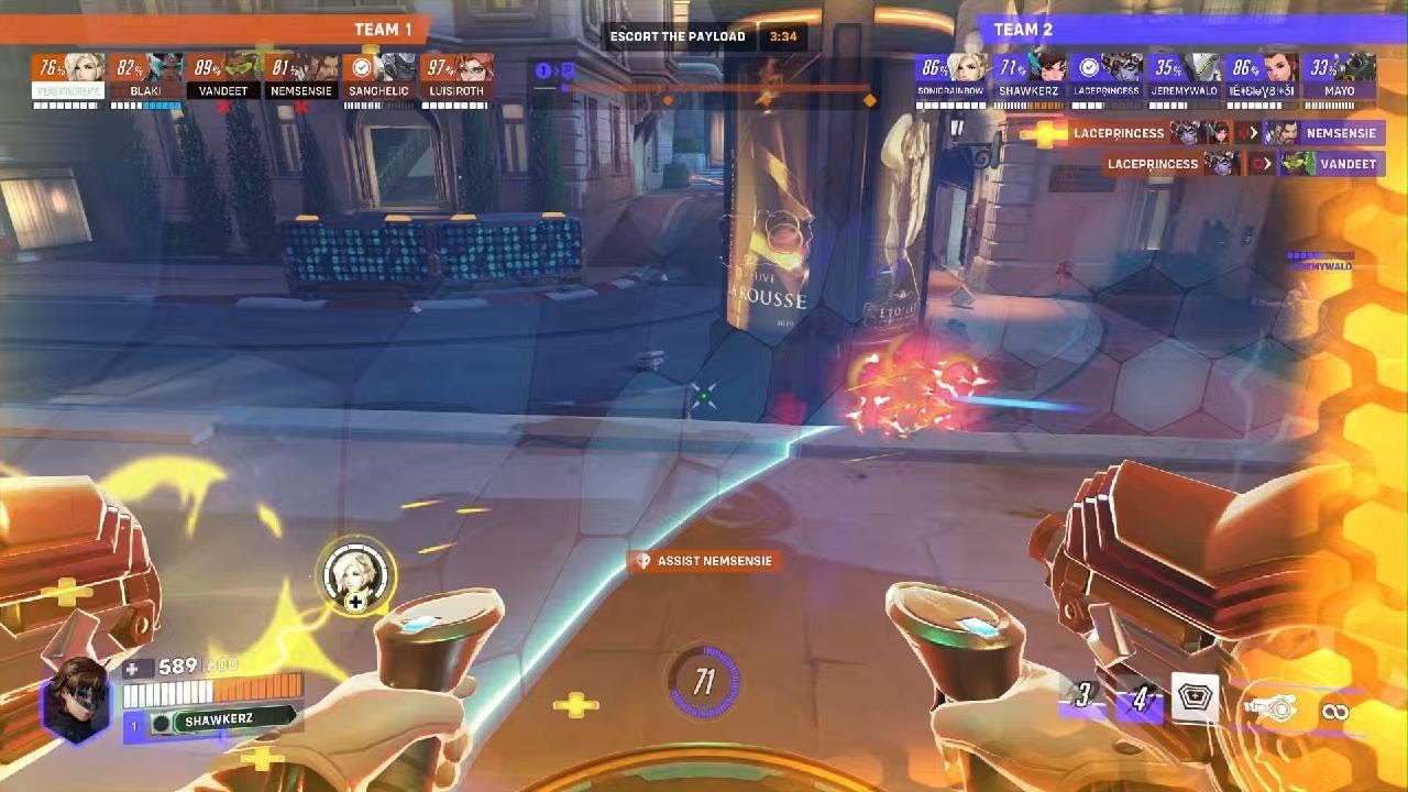Overwatch 2 6v6 qp match replay
