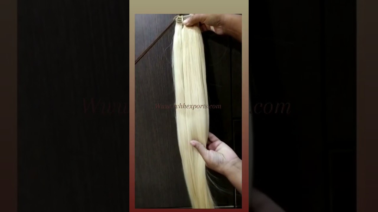 Blonde Human Hair Extensions  