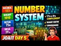 Number System Explained 🔥 (Conversions + 1’s & 2’s Complement) | Computer Course | JOAIT Day 5