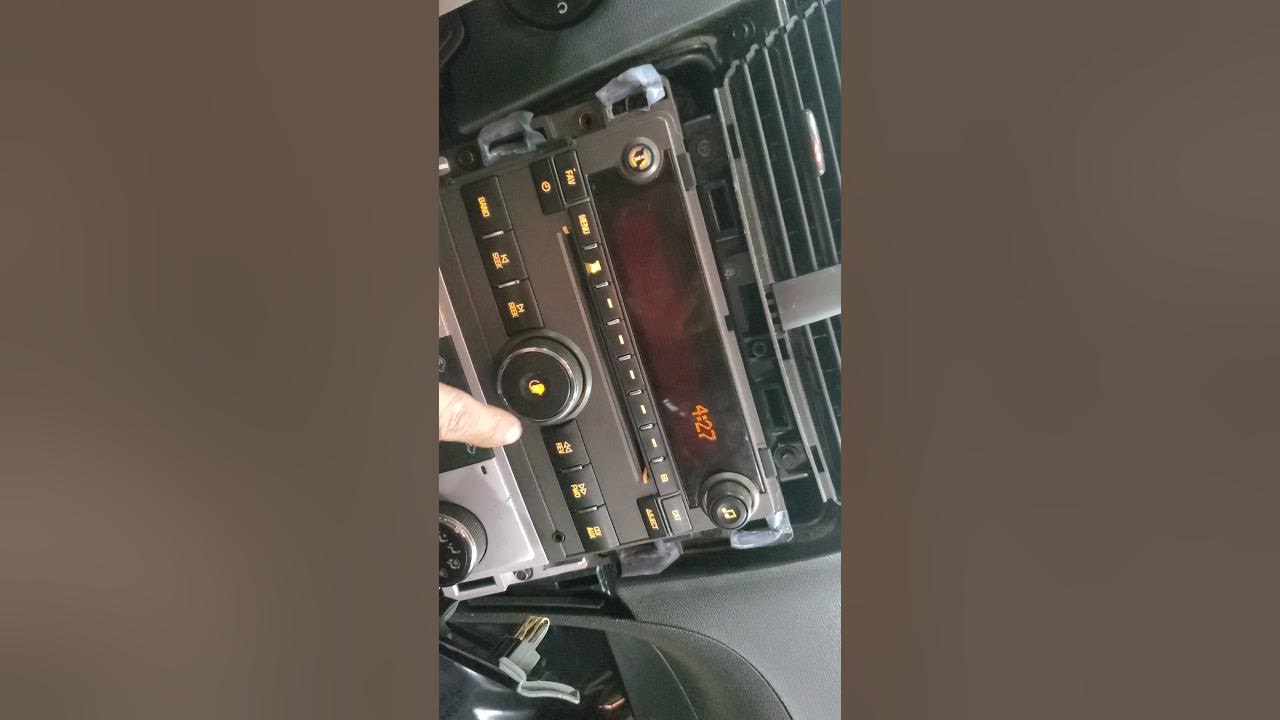 2011 chevy Malibu Radio desbloqueado - YouTube