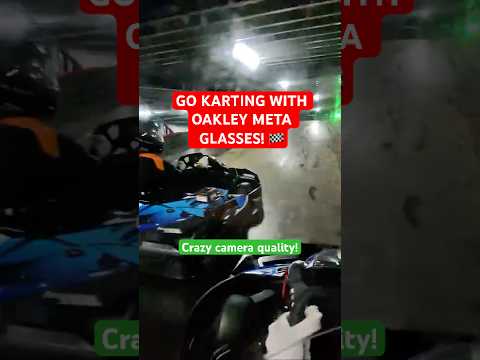 Go Karting with Oakley Meta Glasses! 🏁🏎️👓 #OakleyMeta