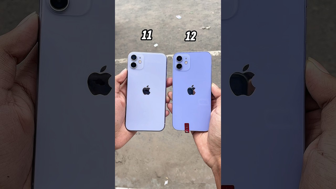 iPhone 11 Vs iPhone 12 || Design & Camera Comparison! 