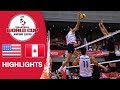 USA vs. CANADA - Highlights | Men's Volleyball World Cup 2019